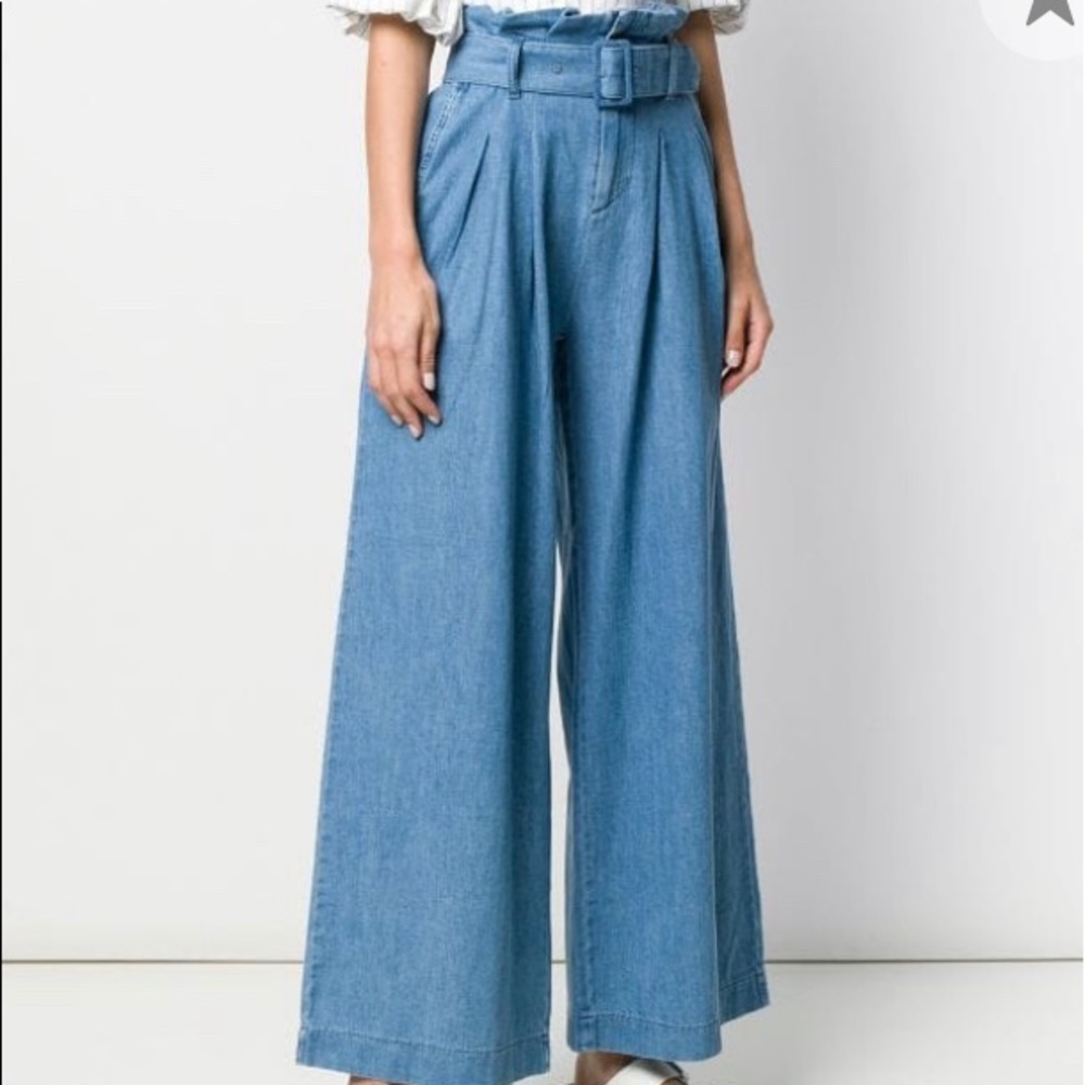 NWT LEVIS Wide Leg Tie Trouser Pants